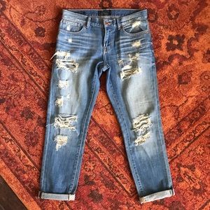 Lucky Brand Distressed Boyfriend Jean